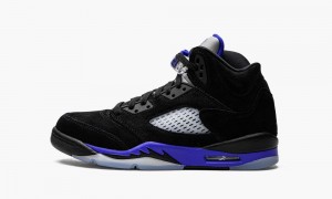 Nike Air Jordan 5 Retro GS 'Racer Blue' Schoenen Kinderen Zwart Blauw Nederland | 357248-SMU