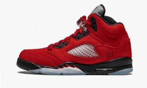 Nike Air Jordan 5 Retro GS 'Raging Bull 2021' Schoenen Kinderen Rood Zwart Wit Nederland | 752189-NMX