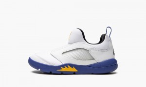 Nike Air Jordan 5 Retro Little Flex Schoenen Kinderen Wit Blauw Nederland | 489321-CHE