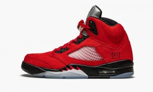 Nike Air Jordan 5 Retro 'Raging Bull 2021' Schoenen Heren Rood Zwart Wit Nederland | 038725-CFD