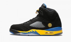 Nike Air Jordan 5 Retro 'Shanghai Shen' Schoenen Heren Zwart Gekleurd Nederland | 605438-SQO