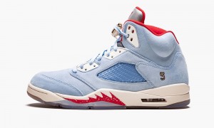 Nike Air Jordan 5 Retro 'Trophy Room' Schoenen Heren Blauw Rood Nederland | 274659-DWB