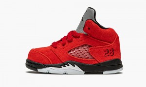 Nike Air Jordan 5 (TD) 'Raging Bull' Schoenen Kinderen Rood Zwart Nederland | 423589-DCM