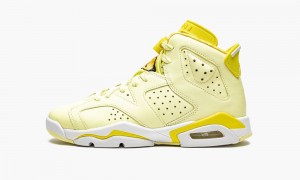 Nike Air Jordan 6 GS 'Citron Tint / Floral' Schoenen Kinderen Lichtgeel Nederland | 078315-TEH