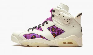 Nike Air Jordan 6 'Quai 54 - Purple' Schoenen Heren Zwart Oranje Nederland | 279168-HZJ
