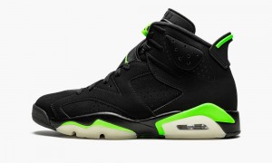 Nike Air Jordan 6 Retro 'Electric Green' Schoenen Heren Zwart Groen Nederland | 694218-XBA