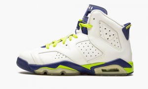 Nike Air Jordan 6 Retro GG 'Fierce Green' Schoenen Kinderen Wit Nederland | 906487-XLA