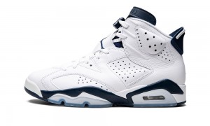 Nike Air Jordan 6 Retro 'Midnight Navy 2022' Schoenen Heren Wit Donkerblauw Nederland | 169705-IVH