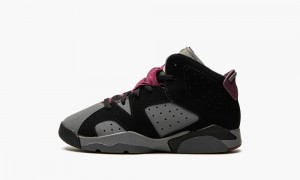 Nike Air Jordan 6 Retro PS 'Bordeaux' Schoenen Kinderen Zwart Diepgrijs Nederland | 306752-UFR