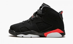 Nike Air Jordan 6 Retro (PS) 'Infrared' Schoenen Kinderen Zwart Nederland | 931845-UYF