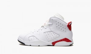 Nike Air Jordan 6 Retro PS 'Red Oreo' Schoenen Kinderen Wit Rood Zwart Nederland | 897250-WQE