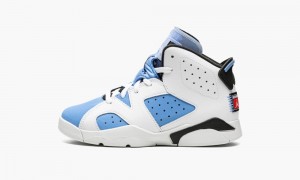 Nike Air Jordan 6 Retro PS 'UNC' Schoenen Kinderen Blauw Wit Nederland | 023615-ZWE