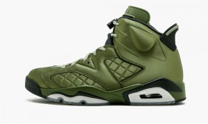 Nike Air Jordan 6 Retro Pinnacle 'Promo Flight Jacket' Schoenen Heren Groen Zwart Nederland | 205147-ELO