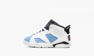Nike Air Jordan 6 Retro TD 'UNC' Schoenen Kinderen Blauw Wit Nederland | 708652-CDA