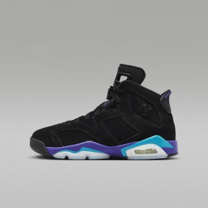 Nike Air Jordan 6 Retro "Yellow Ochre" Schoenen Kinderen Zwart Nederland | 965203-JAD