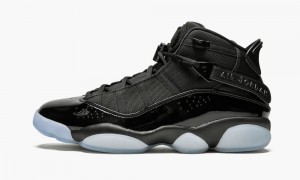 Nike Air Jordan 6 Rings 'Black Ice' Schoenen Heren Zwart Nederland | 705691-WBI