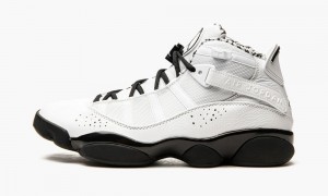 Nike Air Jordan 6 Rings 'Motorsport' Schoenen Heren Wit Metal Goud Zwart Nederland | 804316-CBW