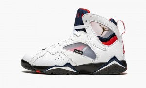 Nike Air Jordan 7 'PSG - Paris Saint Germain' Schoenen Heren Wit Donkerblauw Koningsblauw Nederland | 479258-LUN