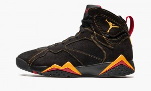 Nike Air Jordan 7 Retro 'Citrus 2022' Schoenen Heren Zwart Oranje Rood Nederland | 295084-WXI