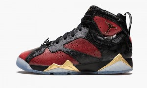 Nike Air Jordan 7 Retro DB BG 'Doernbecher' Schoenen Kinderen Zwart Metal Goud Nederland | 425703-UJR