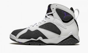 Nike Air Jordan 7 Retro 'Flint 2021' Schoenen Heren Wit Grijs Zwart Nederland | 957281-XQR