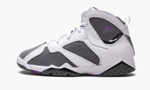 Nike Air Jordan 7 Retro PS 'Flint 2021' Schoenen Kinderen Wit Grijs Nederland | 143857-SHV