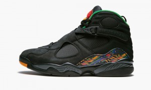 Nike Air Jordan 8 Retro 'Air Raid' Schoenen Heren Zwart Groen Nederland | 634219-NYB