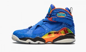 Nike Air Jordan 8 Retro DB 'Doernbecher' Schoenen Heren Blauw Oranje Nederland | 785246-PUQ