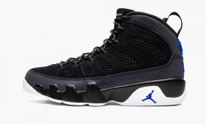 Nike Air Jordan 9 'Racer Blue' Schoenen Heren Zwart Wit Blauw Nederland | 571048-BLZ