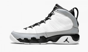 Nike Air Jordan 9 Retro BG 'Barons' Schoenen Kinderen Wit Zwart Grijs Nederland | 652093-HJL