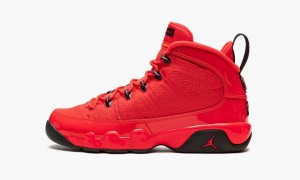 Nike Air Jordan 9 Retro GS 'Chile Red' Schoenen Kinderen Rood Zwart Nederland | 534602-YKN