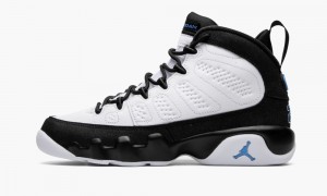 Nike Air Jordan 9 Retro GS 'University Blue' Schoenen Kinderen Wit Blauw Zwart Nederland | 719453-HLR
