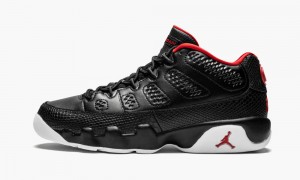 Nike Air Jordan 9 Retro Low BG Schoenen Kinderen Zwart Rood Wit Nederland | 974235-RJG