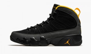 Nike Air Jordan 9 Retro 'University Gold' Schoenen Heren Zwart Grijs Goud Nederland | 713902-FUW