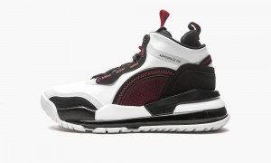 Nike Air Jordan AEROSPACE 720 'White / Black / Gym Red' Schoenen Heren Wit Rood Zwart Grijs Nederland | 417329-TCN