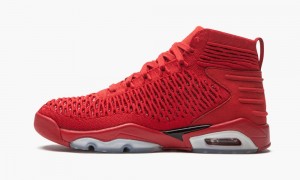 Nike Air Jordan Flyknit Elevation 2 Schoenen Kinderen Rood Zwart Nederland | 654178-UVN
