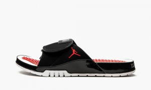 Nike Air Jordan Hydro XI Retro 'Bred' Schoenen Heren Zwart Rood Nederland | 516974-MHY