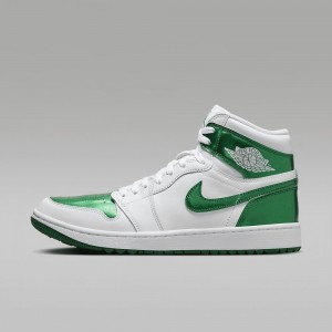 Nike Air Jordan I High G Schoenen Dames Wit Diepgroen Nederland | 824106-ILY