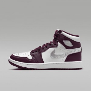 Nike Air Jordan I High G Schoenen Dames Paars Wit Nederland | 713985-WTM