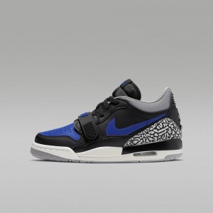 Nike Air Jordan Legacy 312 Low Schoenen Kinderen Zwart Blauw Nederland | 491703-WXQ