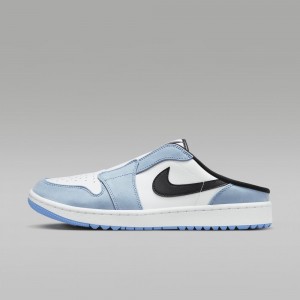 Nike Air Jordan Mule Schoenen Dames Blauw Wit Zwart Nederland | 720695-EWL