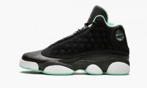 Nike Air Jordan Retro 13 GG Schoenen Kinderen Zwart Metal Goud Mintgroen Nederland | 783405-JXD