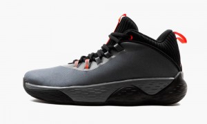 Nike Air Jordan Super Fly Mvp Low Schoenen Heren Grijs Zwart Lichtrood Nederland | 135740-KYR