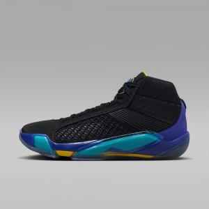 Nike Air Jordan XXXVIII "Celebration" Schoenen Heren Zwart Paars Nederland | 816075-SYP