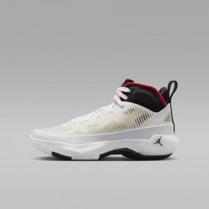 Nike Air Jordan XXXVII Schoenen Kinderen Wit Rood Zwart Nederland | 568403-YNT