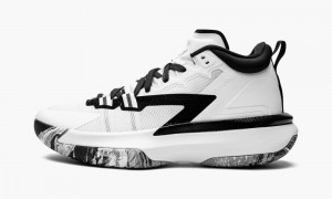 Nike Air Jordan Zion 1 TB Schoenen Heren Wit Zwart Nederland | 953172-ECJ