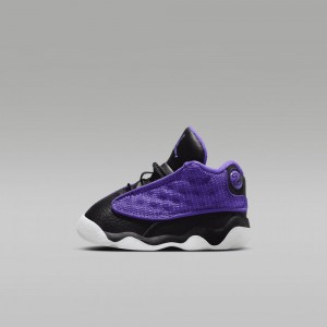 Nike Jordan 13 Retro Schoenen Kinderen Paars Wit Zwart Nederland | 671902-PQH