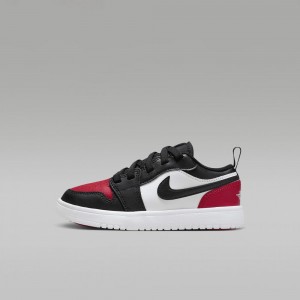 Nike Jordan 1 Low Alt Schoenen Kinderen Zwart Rood Wit Nederland | 165790-SYH