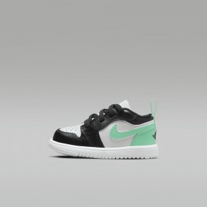 Nike Jordan 1 Low Alt Schoenen Kinderen Zwart Wit Groen Nederland | 130824-WAT