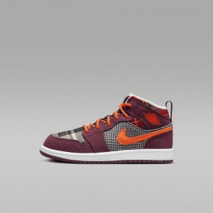Nike Jordan 1 Mid SE Schoenen Kinderen Fuchsie Nederland | 406123-QGS